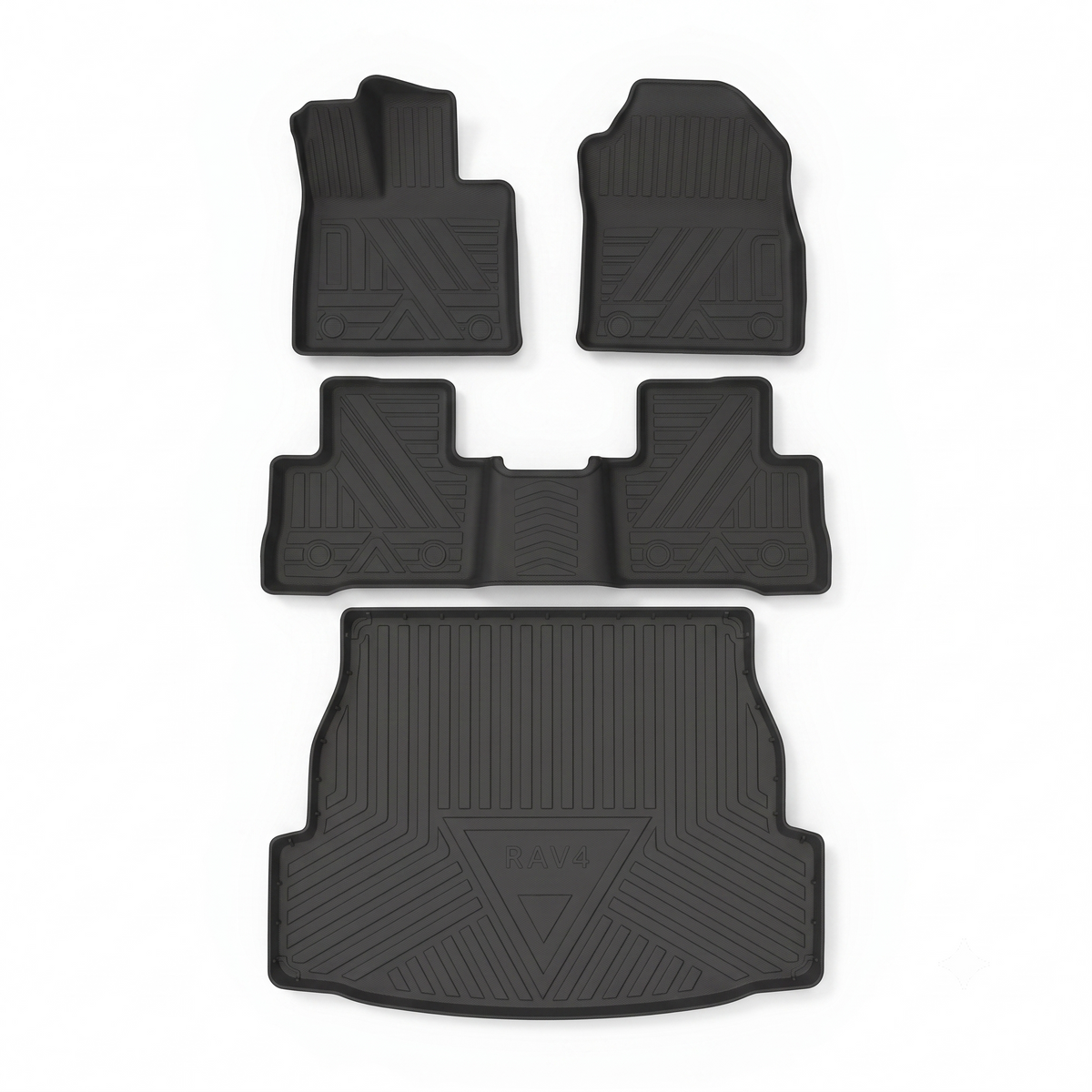 Toyota RAV4 2020-2025 Custom-Fit All-Weather Car Mats