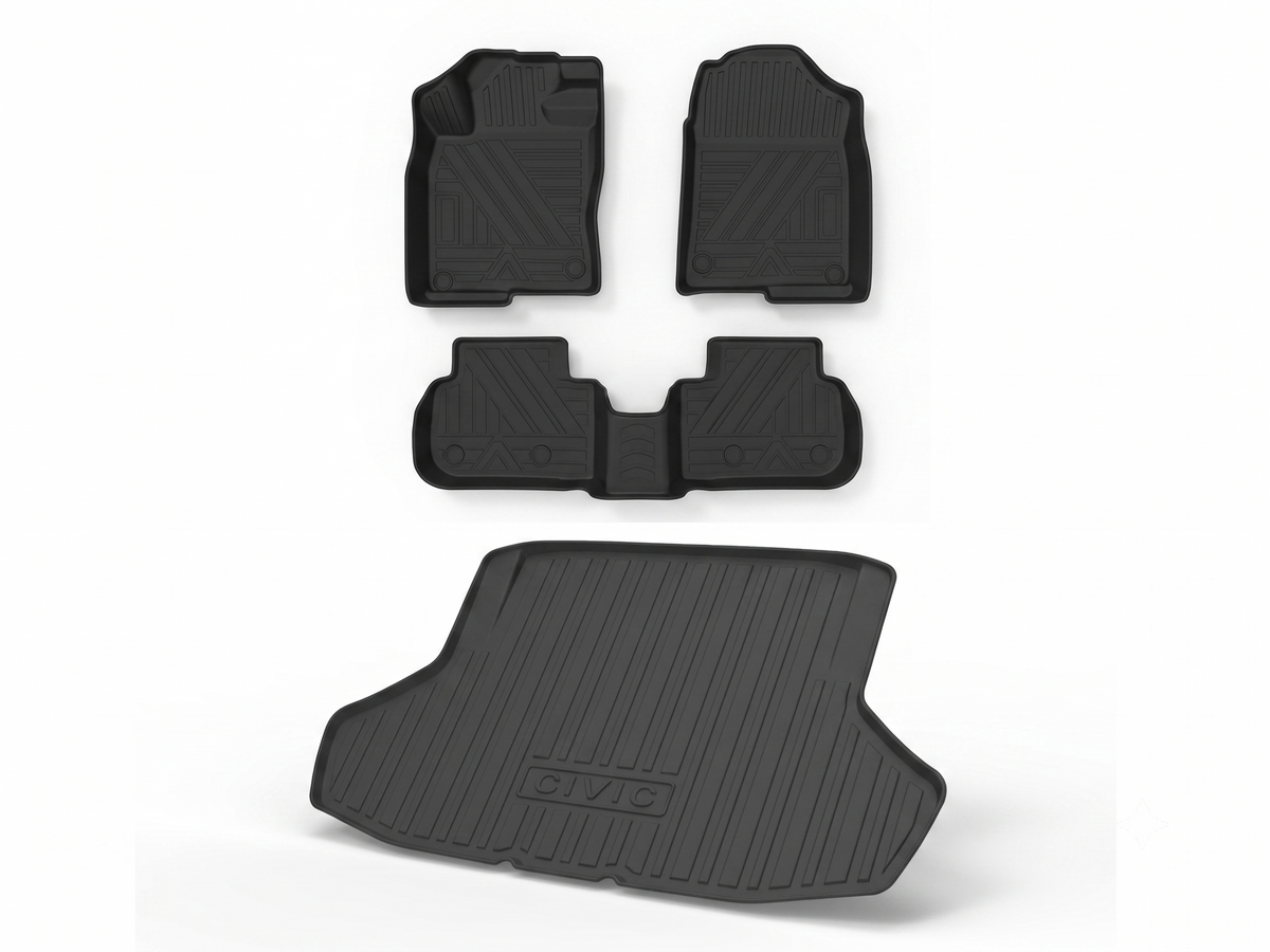 Honda Civic Sedan Fuel 11th Gen 2022-2026 Custom-Fit All-Weather Car Mats