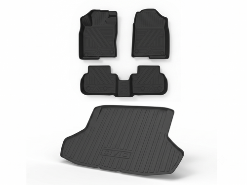 Honda Civic Sedan Fuel 11th Gen 2022-2026 Custom-Fit All-Weather Car Mats