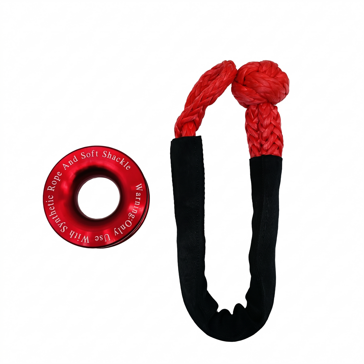 PRIVON Soft Shackle & Recovery Ring Kit – 48,000 LBS Breaking Strength