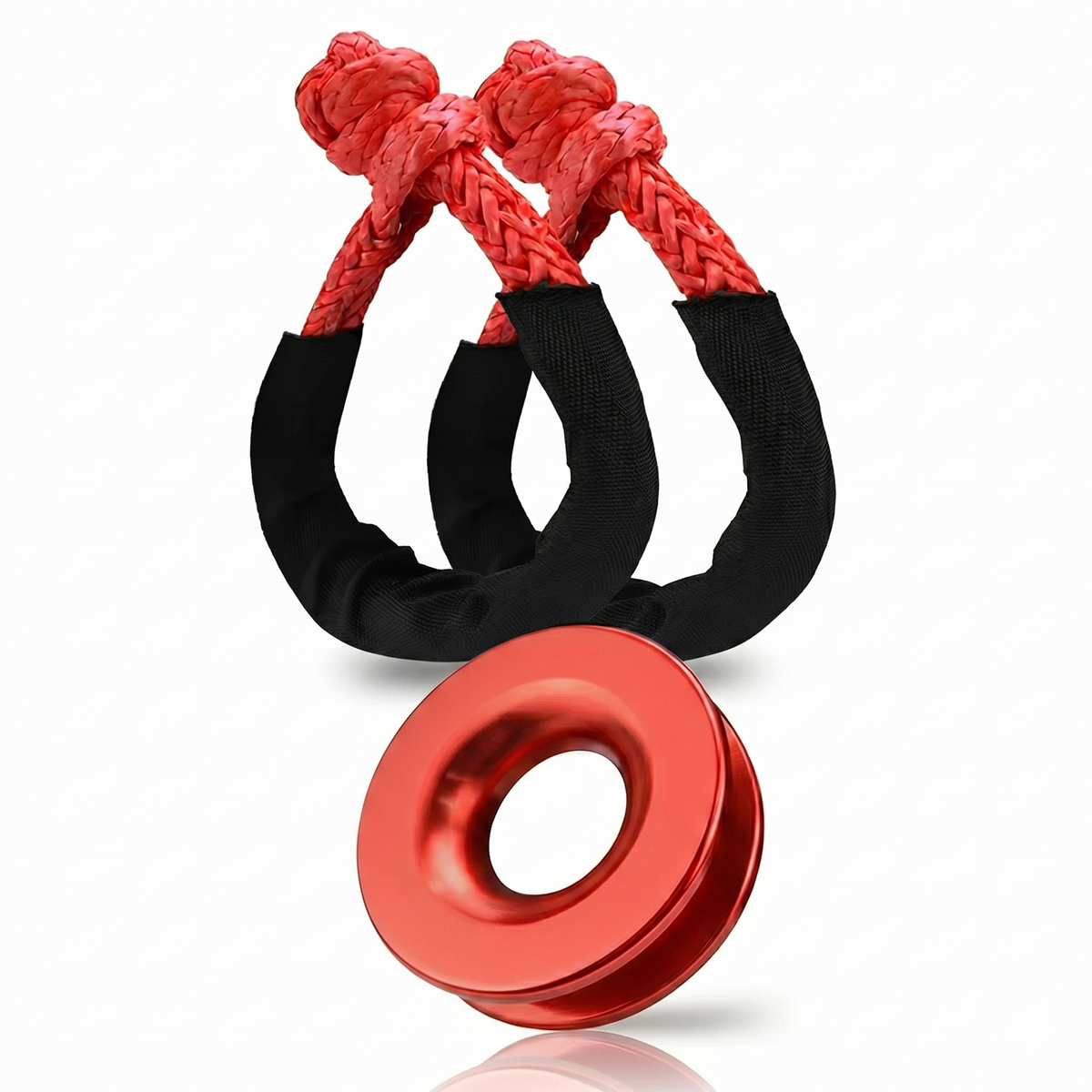 PRIVON Soft Shackle & Recovery Ring Kit – 48,000 LBS Breaking Strength