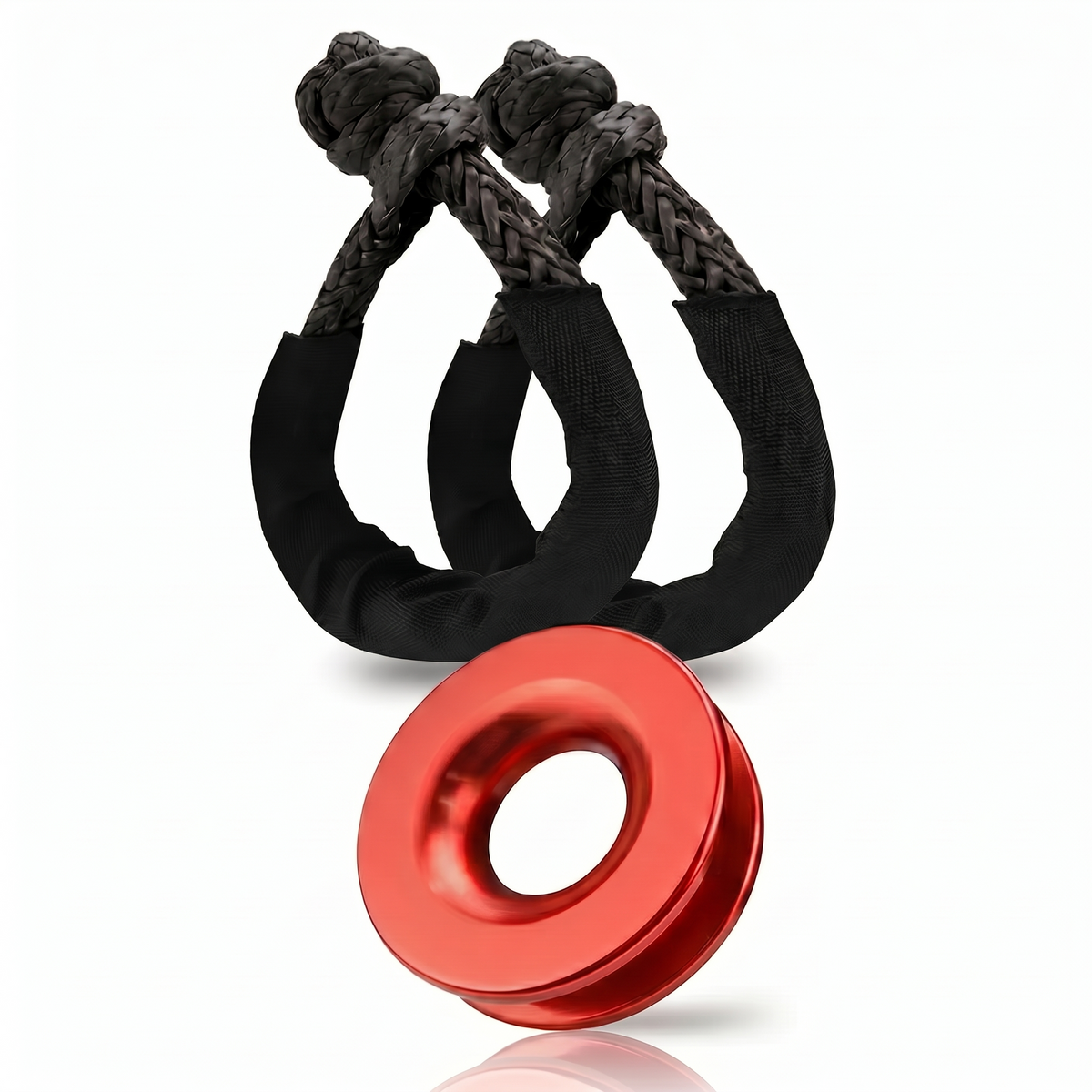 PRIVON Soft Shackle & Recovery Ring Kit – 48,000 LBS Breaking Strength